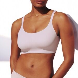 ThirdLove Adjustable Wireless Bra Light Pink Seamless Comfort Stretch Size L